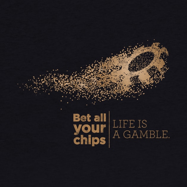 Casino shirt - bet all your chips - gamble shirt by OutfittersAve